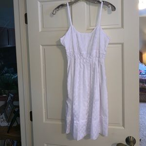 White polka dot Kenzie Girl dress